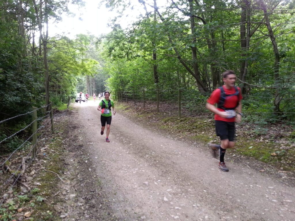 Mimi lors du trail