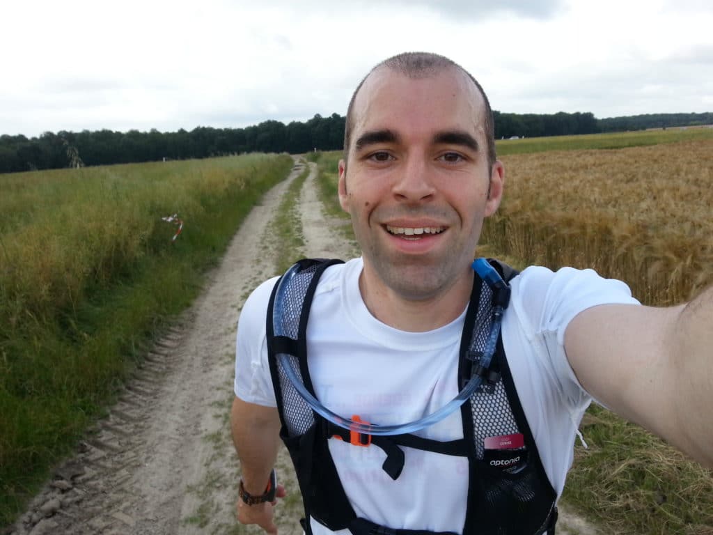 Le selfie en courant pour Ludo de Tortues-runners